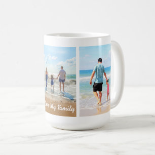 Your Family Photo Collage Mug - I Love My Family
