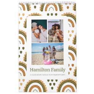 Your Family Photo Month By Month Personalized Calendar