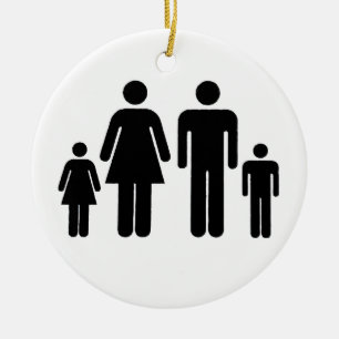 Your Family Photo On A Ceramic Ornament