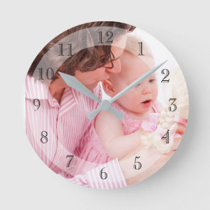 Your Family Photo Round Clock