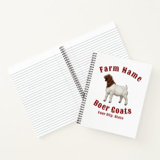 Your Farm Boer Goats Notebook