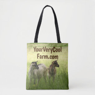 Your Farm's Image & Url on Tote Bag