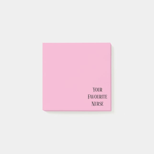 Your Favorite Nurse Post-It Note (Front)