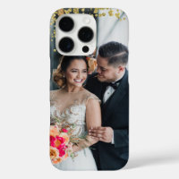 Your Favourite Couples Photo Gold Sparkles 