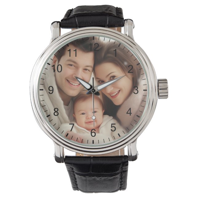 Your Favourite Family Photo Wrist watch (Front)