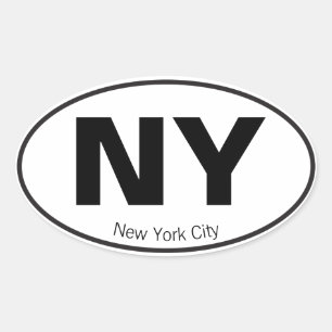 Your Favourite Location Oval Sticker