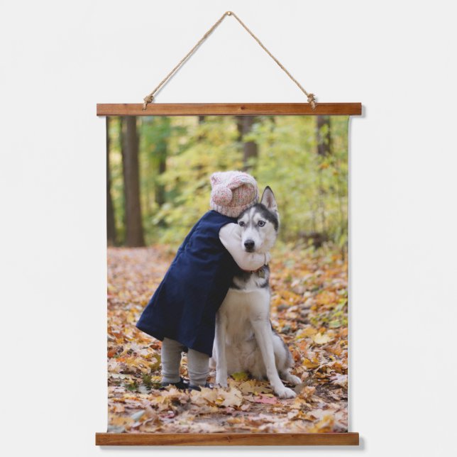 Your Favourite Pet and Family Photo Hanging Tapestry (Front)