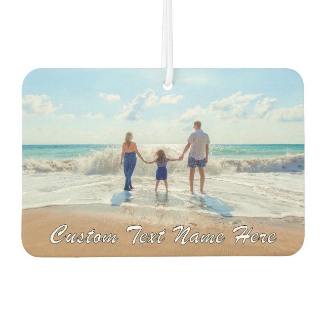 Your Favourite Photo Air Freshener with Custom Tex (Front)