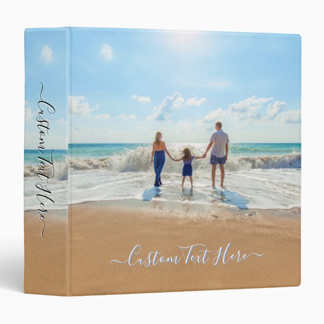 Your Favourite Photo Binder with Custom Text (Front/Spine)
