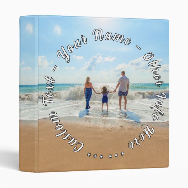 Your Favourite Photo Binder with Custom Text Name (Front/Spine)