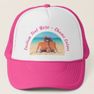 Your Favourite Photo Hat Example with Custom Text