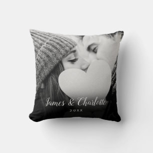 Your Favourite Photo Script Name Throw Pillow