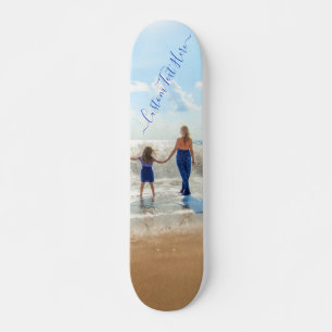 Your Favourite Photo Skateboard with Custom Text