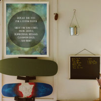 Your Favourite Quote Bright Gold Grunge Bubbles