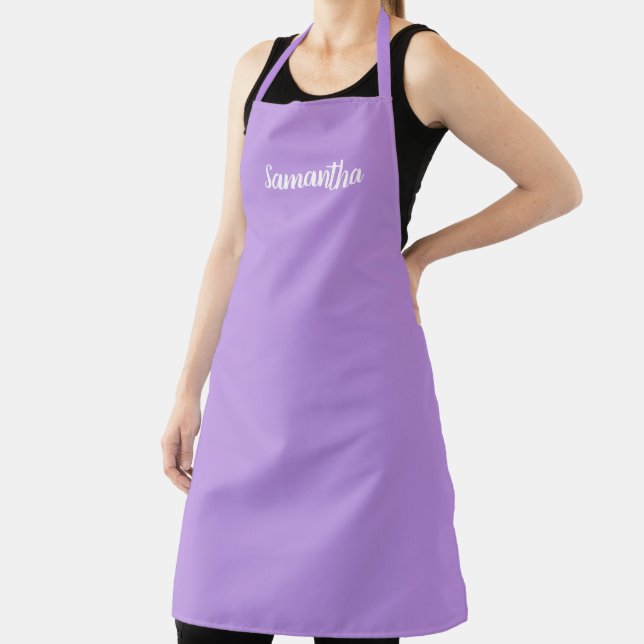 Your Favourite Shade of Purple Personalized Apron (Insitu)