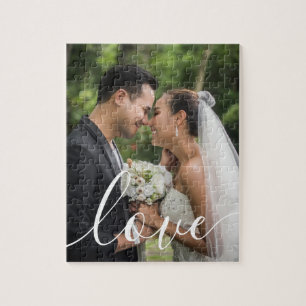 Your Favourite Wedding Photo Script Love Jigsaw Puzzle