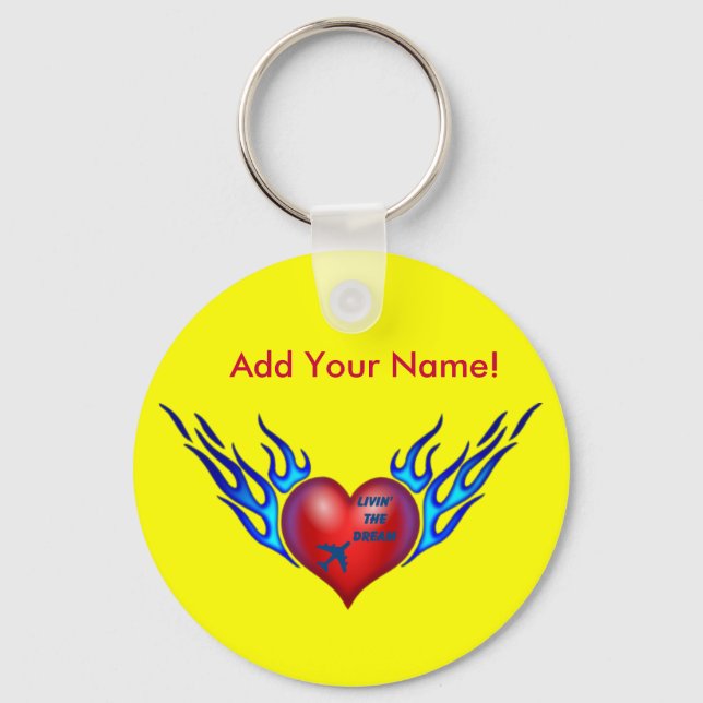 Your Flames! Keychain (Front)
