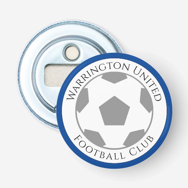 Your Football Club Name Bottle Opener (Front)