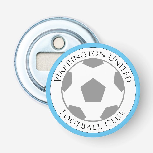 Your Football Club Name Bottle Opener (Front)