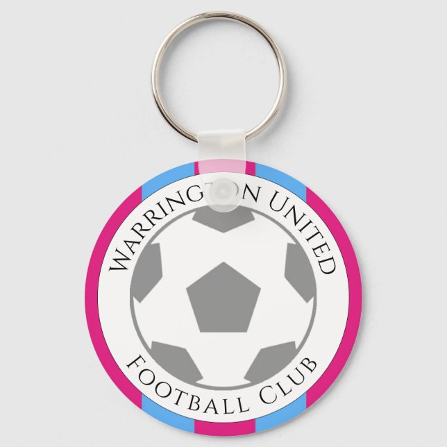 Your Football Club Name Keychain (Front)