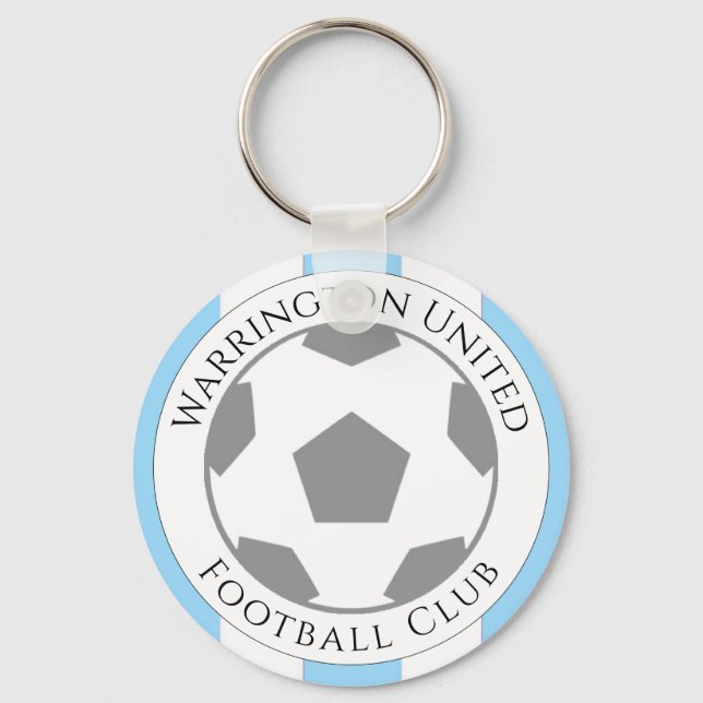 Your Football Club Name Keychain (Front)