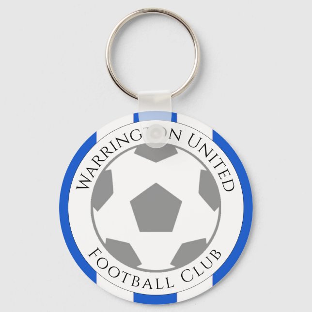 Your Football Club Name Keychain (Front)
