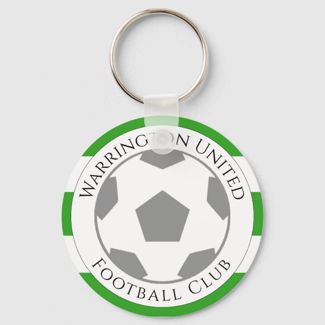 Your Football Club Name Keychain (Front)