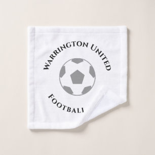 Your Football Club Name Wash Cloth