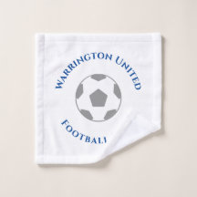 Your Football Club Name Wash Cloth