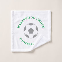 Your Football Club Name Wash Cloth