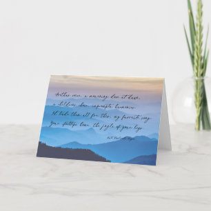 Your Footsteps Home   Forever New Love Poem Card