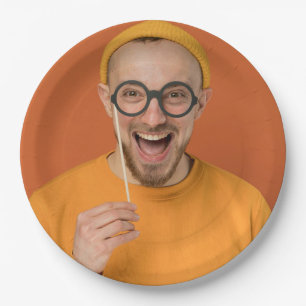 Your Funny Photo Selfie Upload Paper Plate