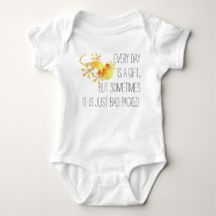 Your funny sayings: Every day is a gift, but ... Baby Bodysuit