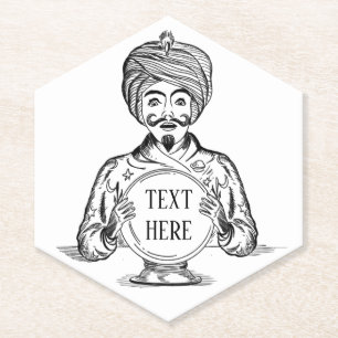 Your Future "Customize Text" Paper Coaster