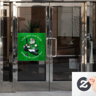 Your Golfer Golf Club Name Golf Club Owner Window Cling