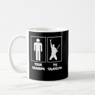 Your Grandpa My Grandpa Guitar Coffee Mug
