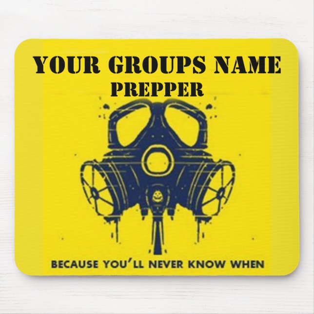YOUR GROUPS NAME MOUSE PAD (Front)