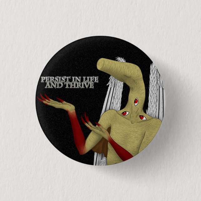 Your Guardian Angel Gives Words of Encouragement 1 Inch Round Button (Front)