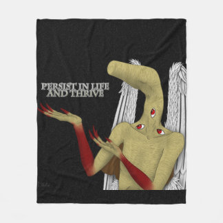 Your Guardian Angel Gives Words of Encouragement Fleece Blanket