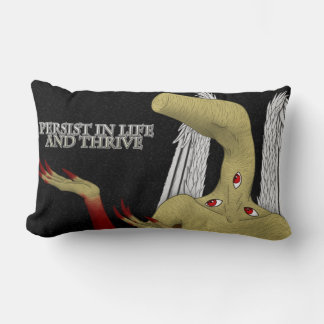 Your Guardian Angel Gives Words of Encouragement Lumbar Pillow