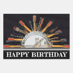 YOUR GUITAR STRINGS IN THE SUN WRAPPING PAPER SHEET