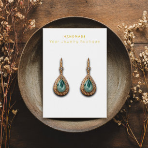 Your Handmade Boutique Earring Business Cards