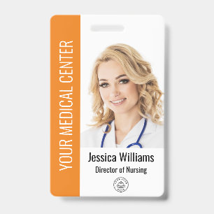 Your Health Care Company Logo Photo  Badge