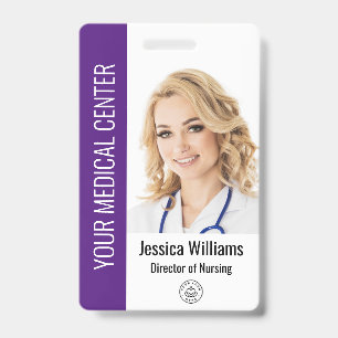 Your Health Care Company Logo Photo  Badge