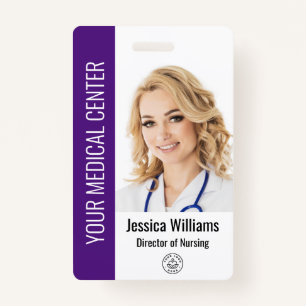 Your Health Care Company Logo Photo  Badge