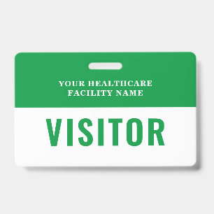 Your Health Care Company Photo Visitor Badge