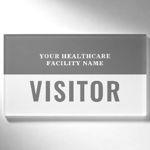 Your Health Care Company Photo Visitor ID Badge