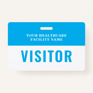 Your Healthcare Company Photo Visitor ID Badge