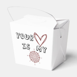 Your Heart is my Compass Favor Box