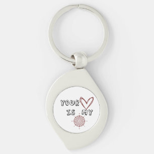 Your Heart is my Compass    Keychain